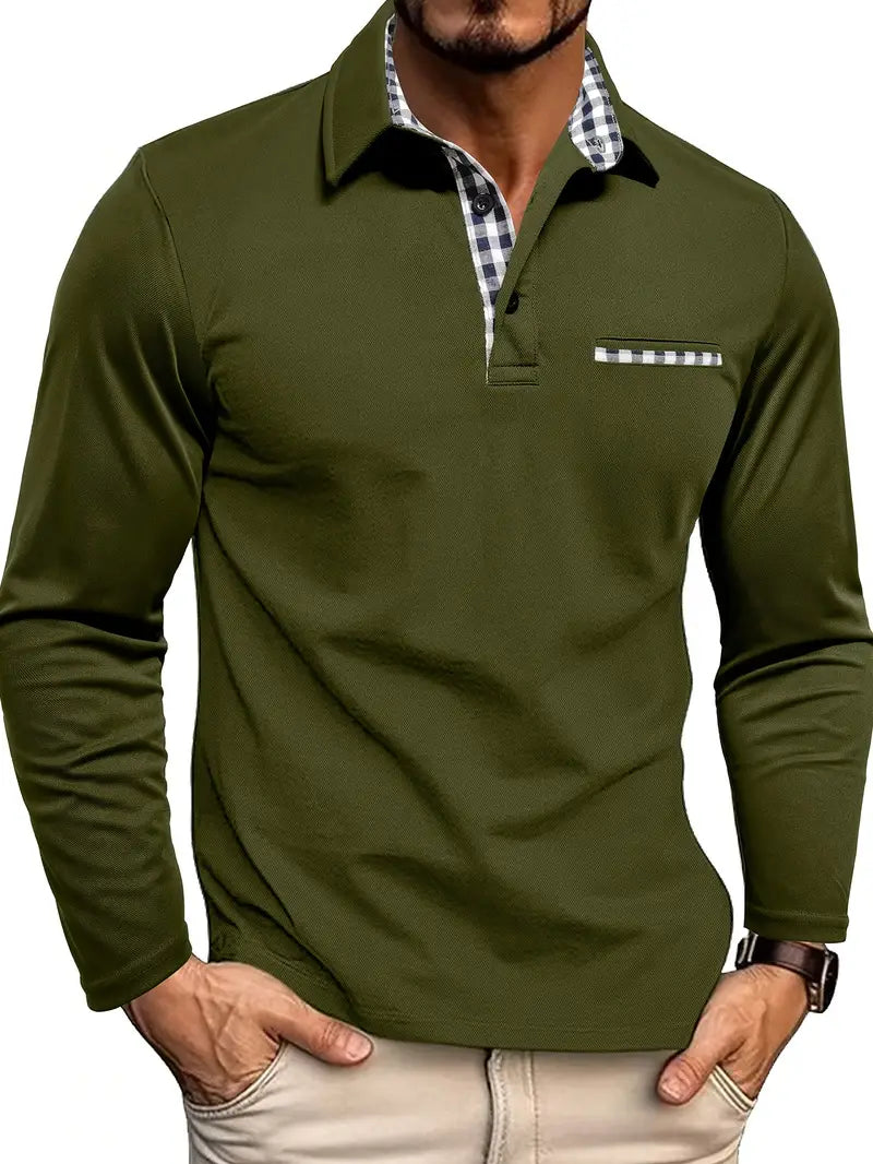 Premium Long-Sleeved Polo