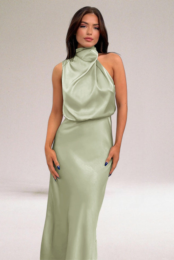 Jolene™ - Glamorous Halter Dress