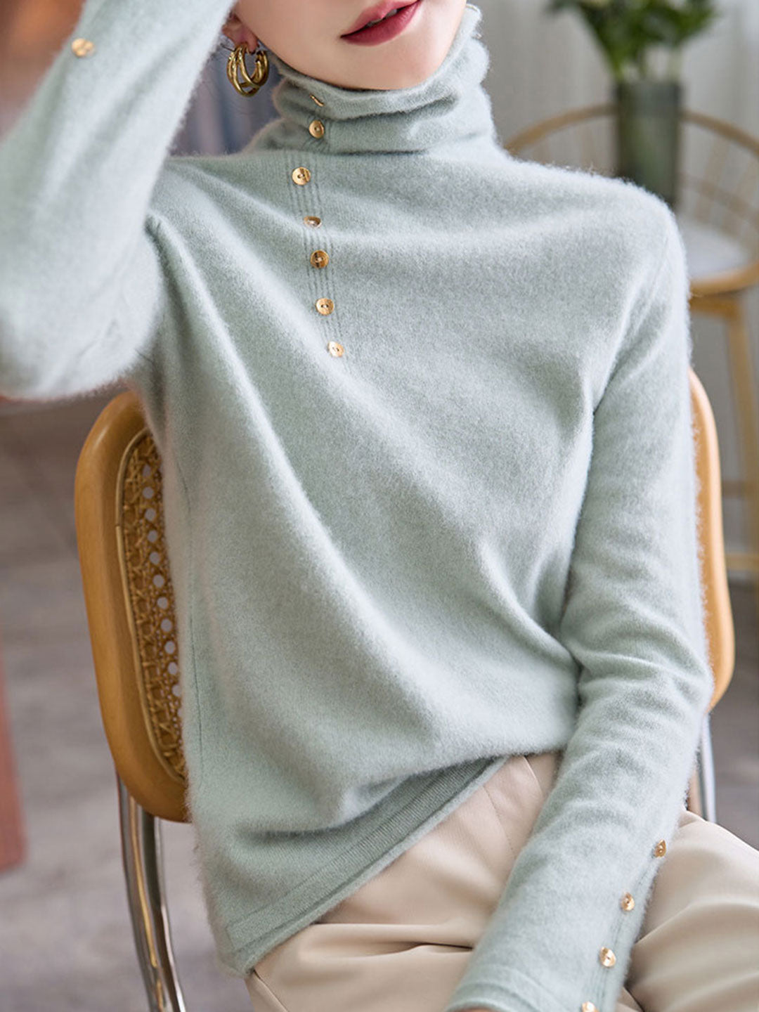 Hilary™ - French Style Turtleneck Jumper