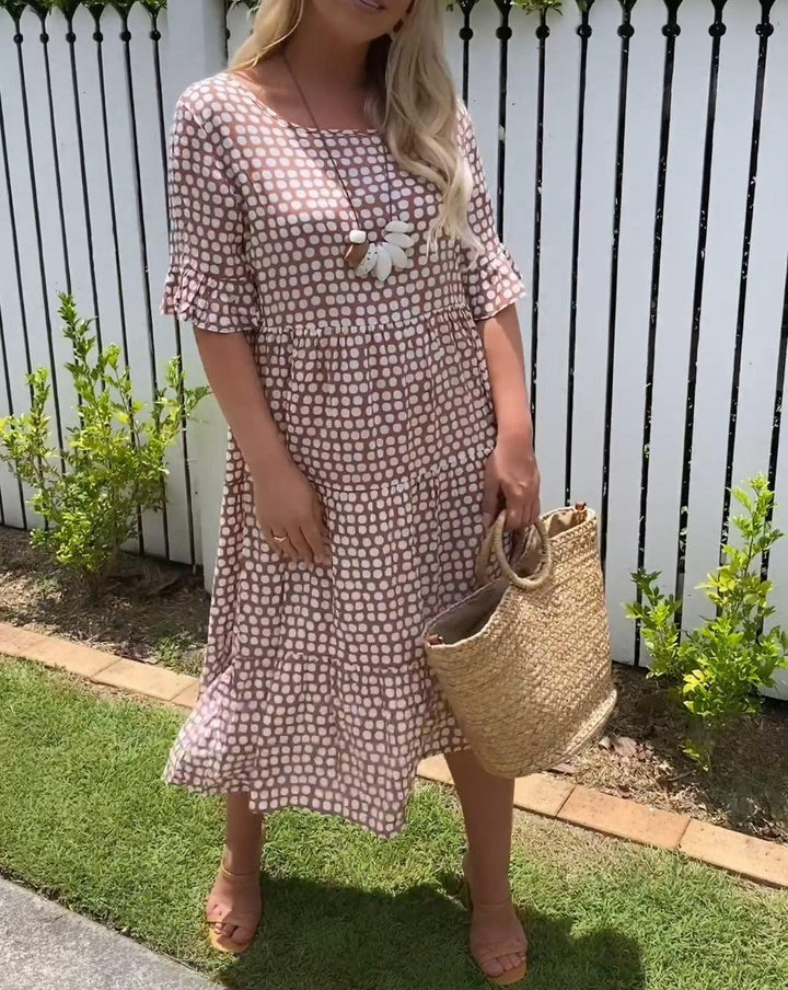 Eliza™ - Short-Sleeve Midi Dress