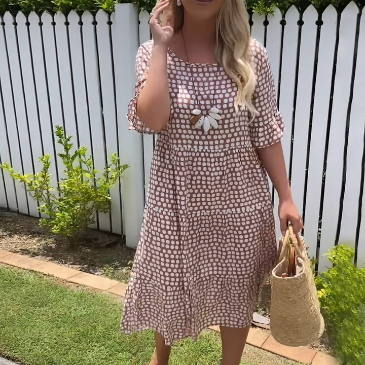 Eliza™ - Short-Sleeve Midi Dress