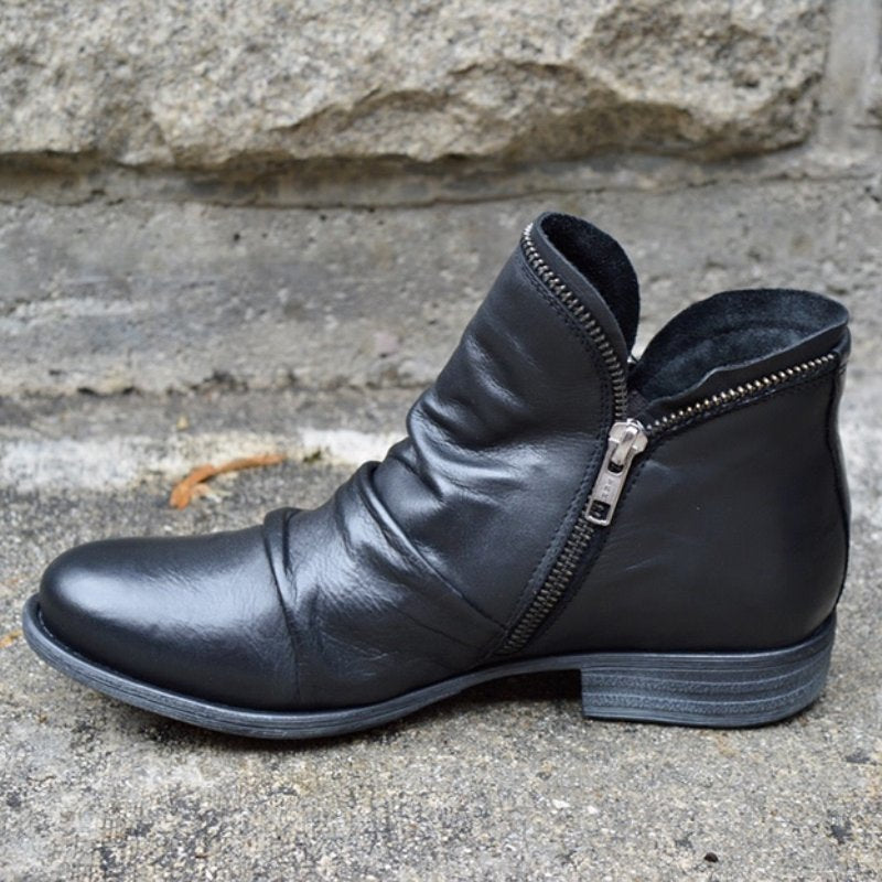 Vianne™ | Elegant Ankle Boots with Zip Fastening