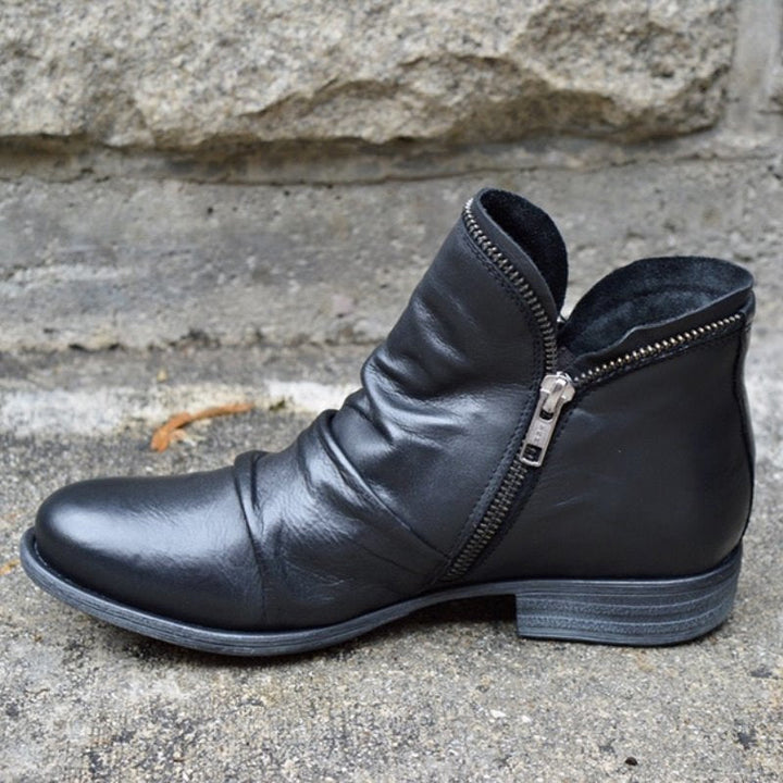 Vianne™ | Elegant Ankle Boots with Zip Fastening