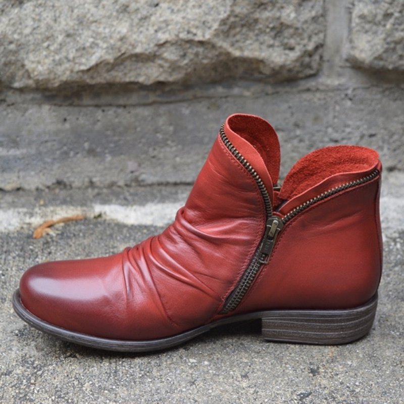 Vianne™ | Elegant Ankle Boots with Zip Fastening
