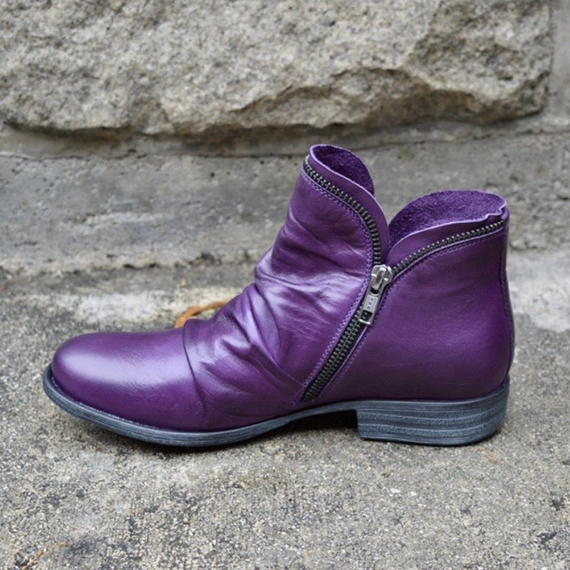 Vianne™ | Elegant Ankle Boots with Zip Fastening