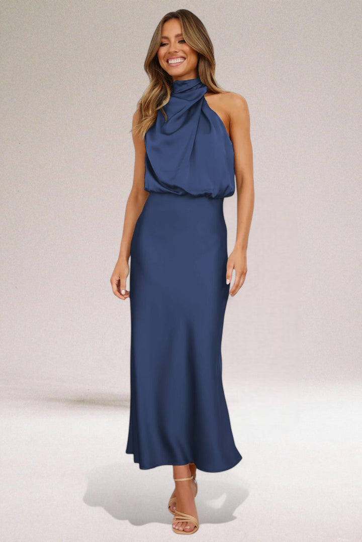 Jolene™ - Glamorous Halter Dress