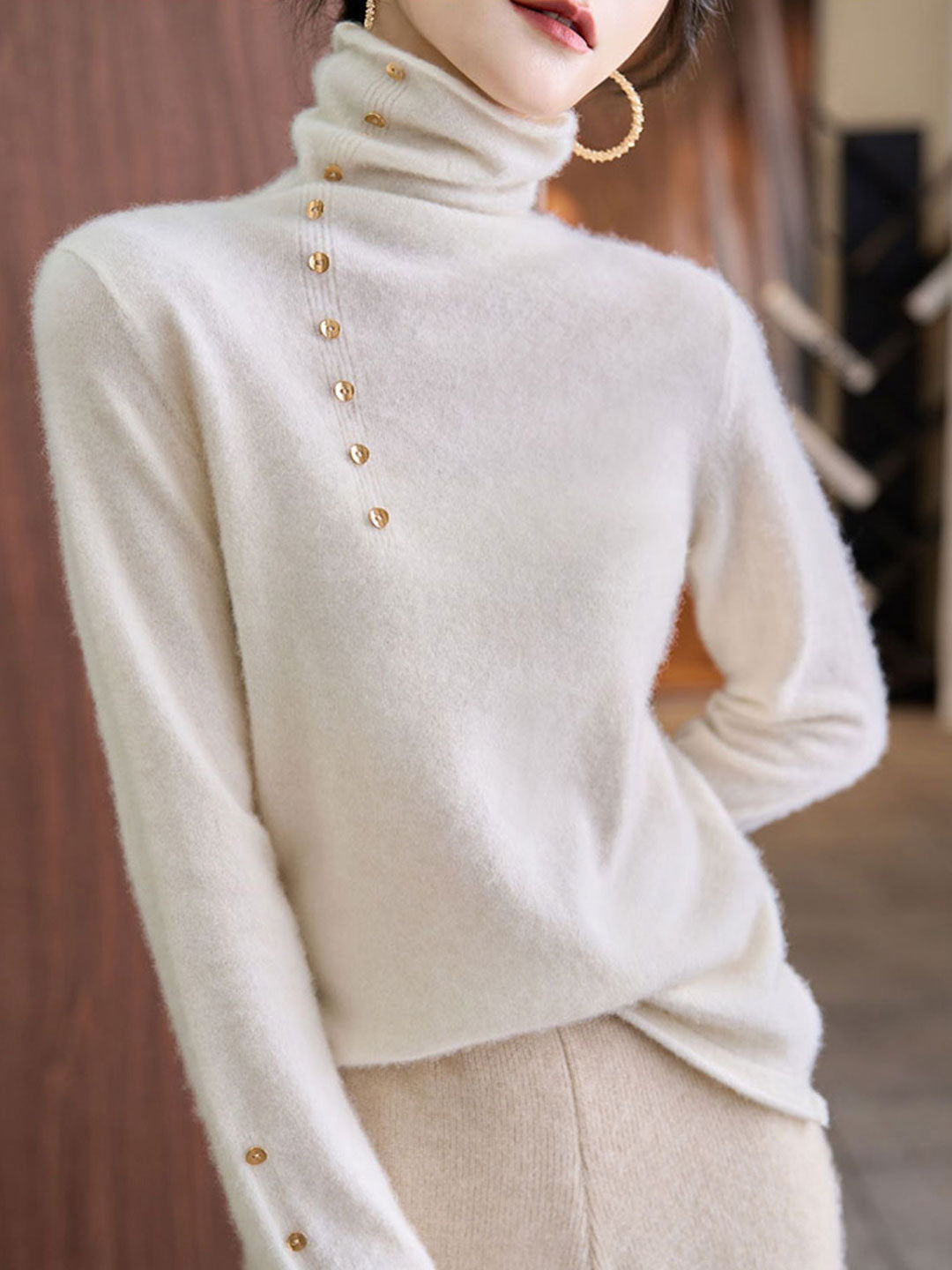 Hilary™ - French Style Turtleneck Jumper
