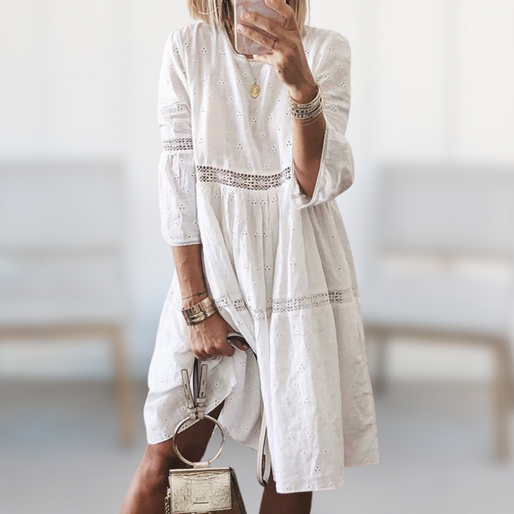 MARGARET™ - Elegant  Embroidered Summer Dress