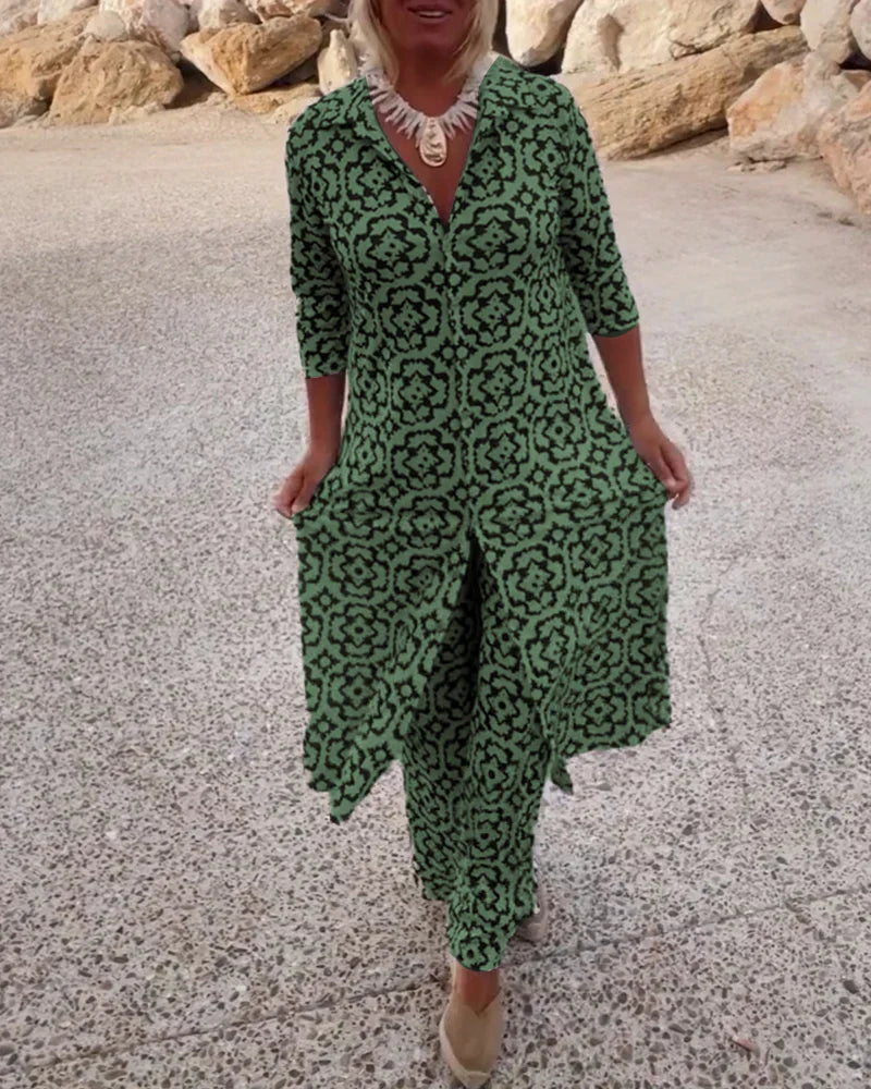 Annabelle™ -  Elegant Set with Geometric Prints