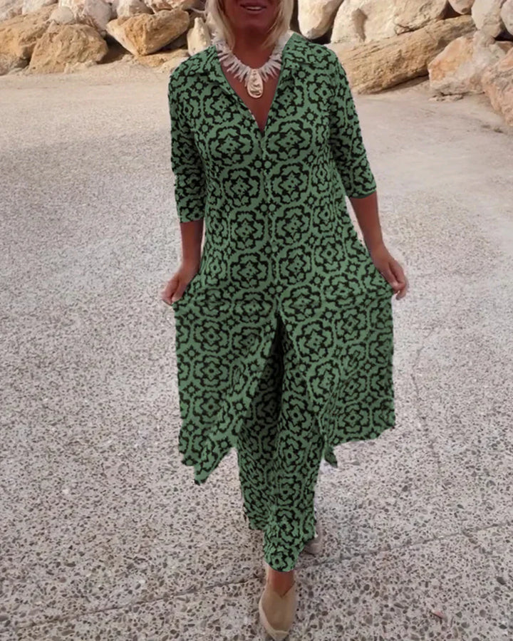 Annabelle™ -  Elegant Set with Geometric Prints