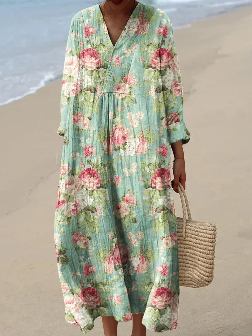 Anne - Summer Breeze Printed Dress