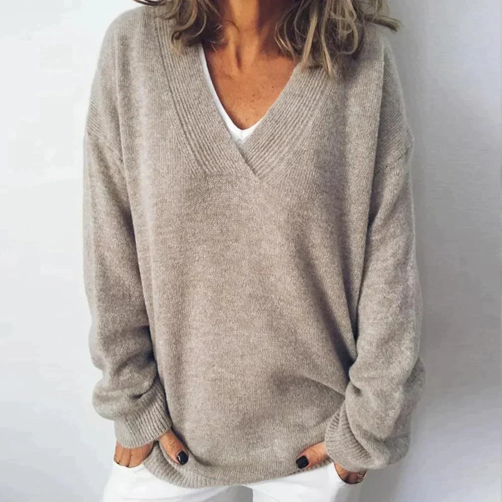 Margaret™ - Premium V-neck Cozy Jumper