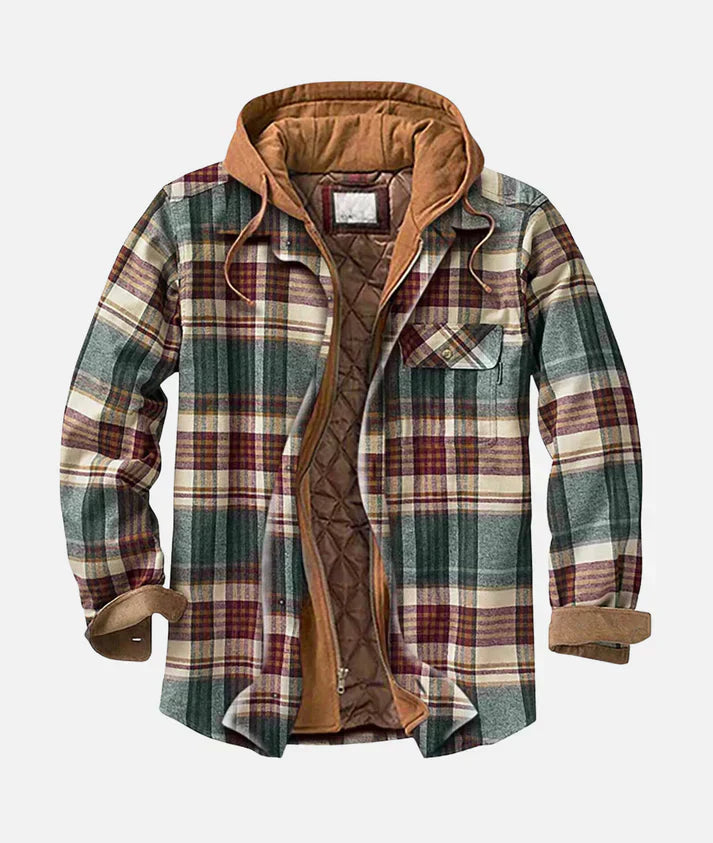 Yves™ I Plaid Patchwork Jacket
