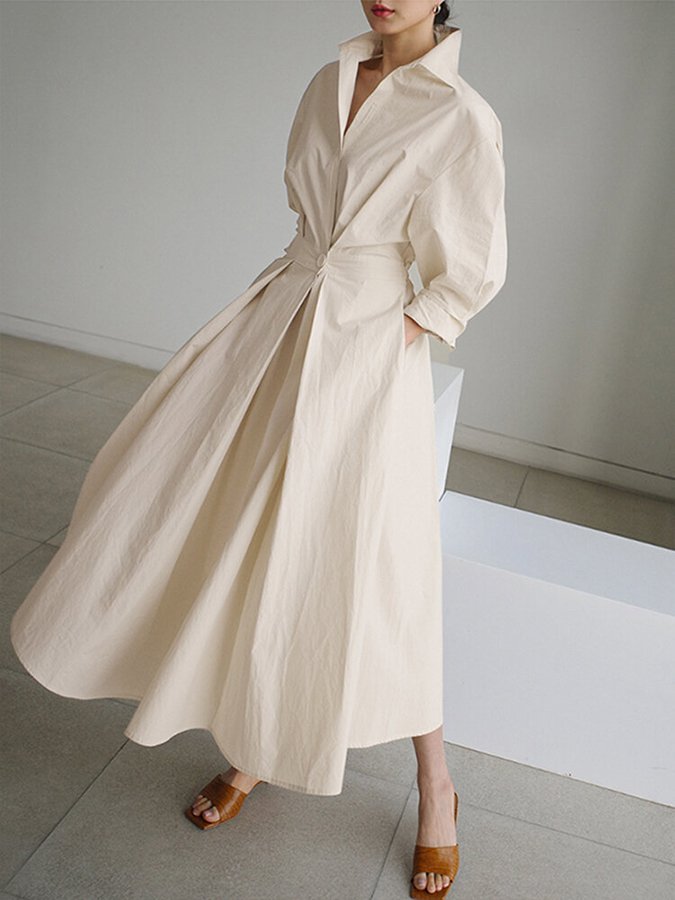 Bryony™ - Buttoned Midi Dress