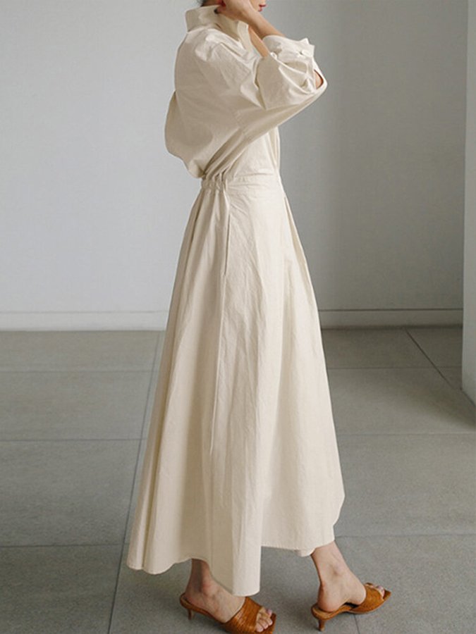 Bryony™ - Buttoned Midi Dress