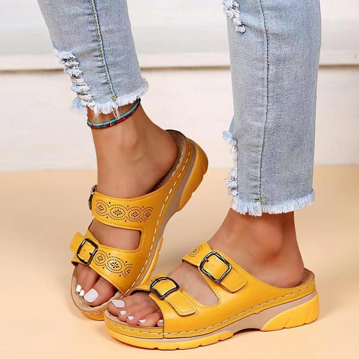 Simona™ | Leather Orthopaedic Sandals