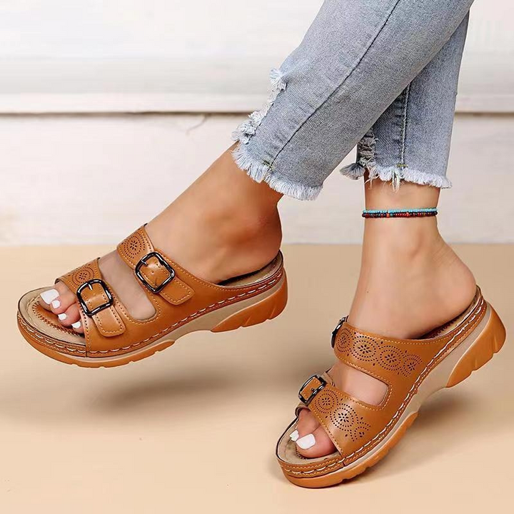 Simona™ | Leather Orthopaedic Sandals