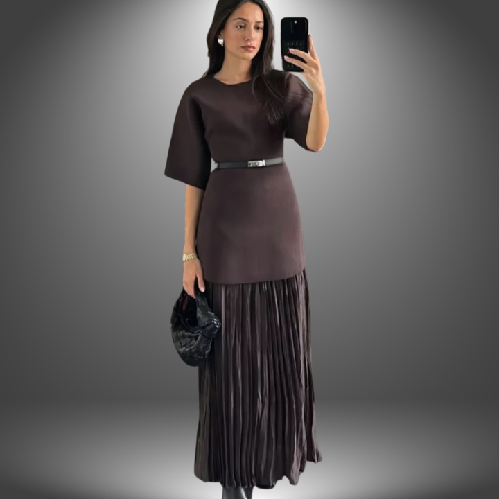 Valerie™ - Elegant Dress with Ruffled Skirt