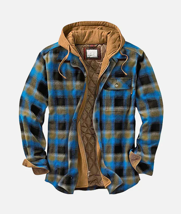 Yves™ I Plaid Patchwork Jacket