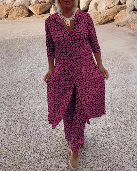 Annabelle™ -  Elegant Set with Geometric Prints