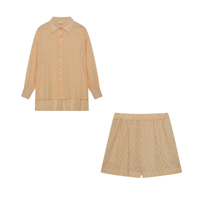 Madie™ - Chic Shirt & Shorts Set
