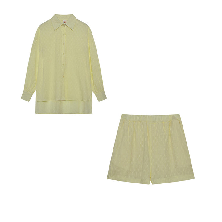 Madie™ - Chic Shirt & Shorts Set
