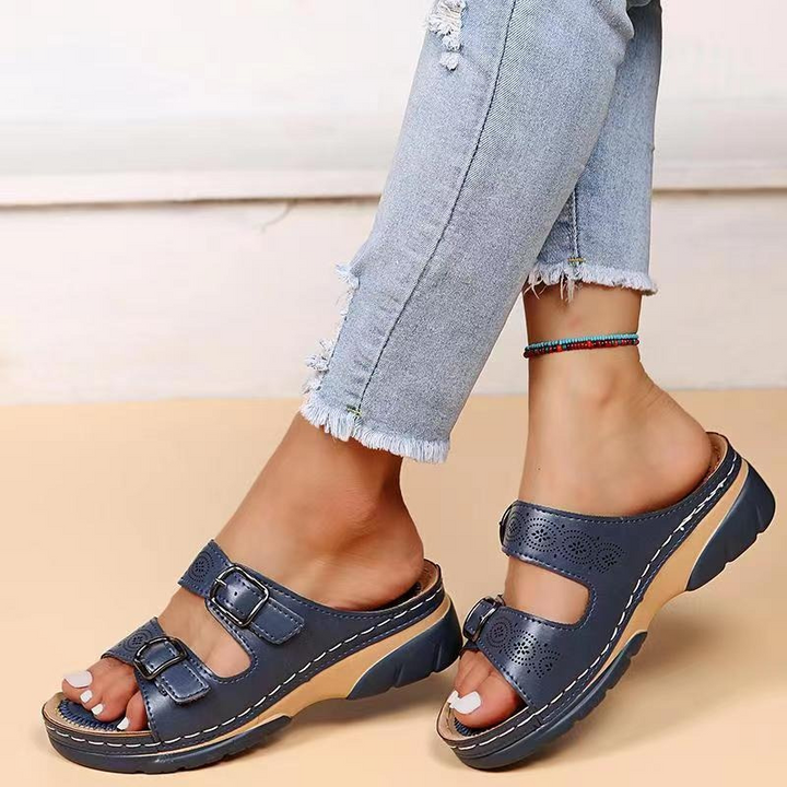 Simona™ | Leather Orthopaedic Sandals