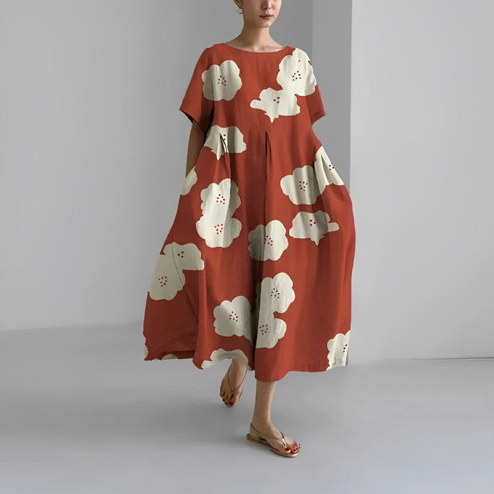 Eliza™ - Bohemian Floral Maxi Dress