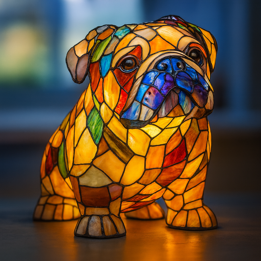 Ombre | Magical Glass Lamp for Dogs in Colour
