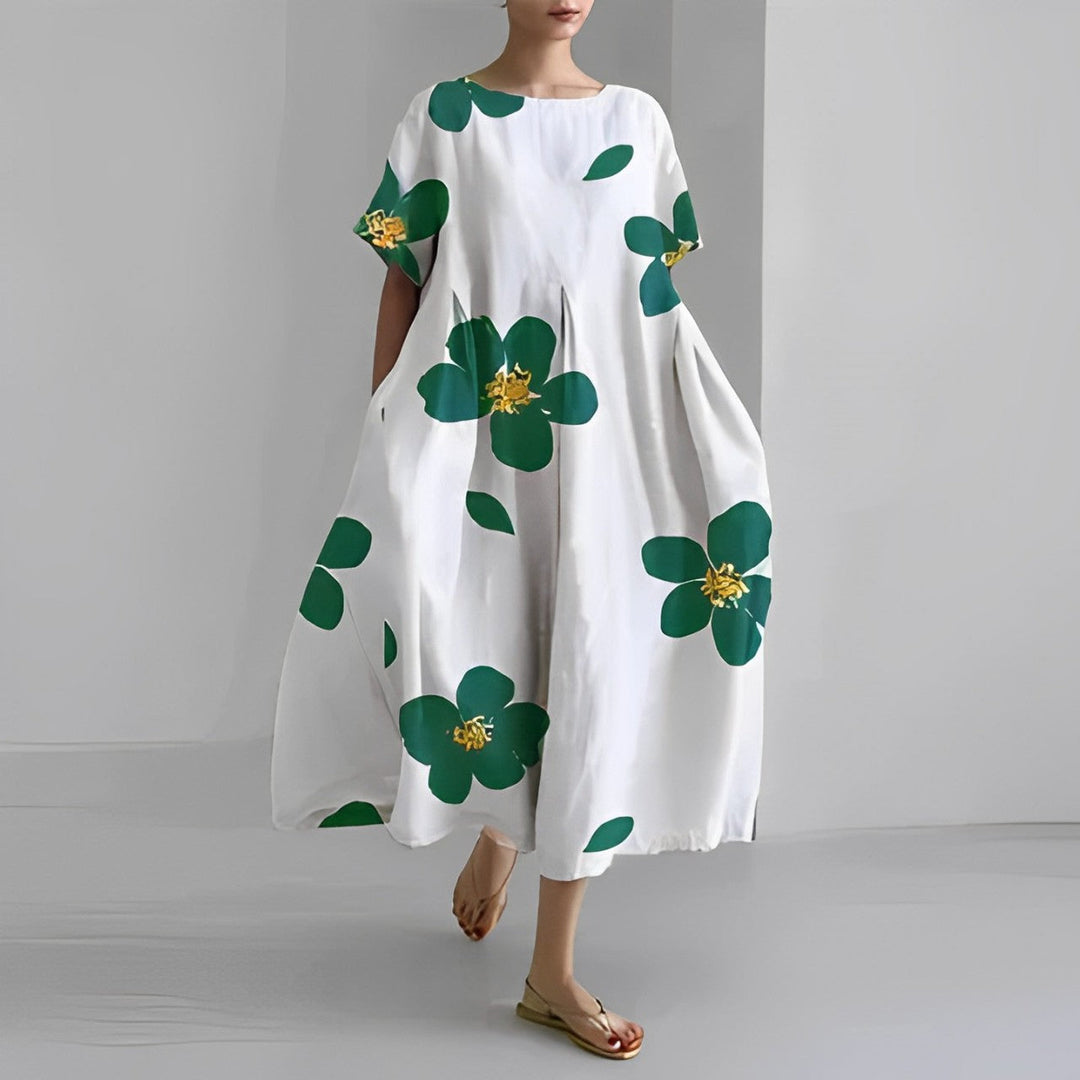 Eliza™ - Bohemian Floral Maxi Dress