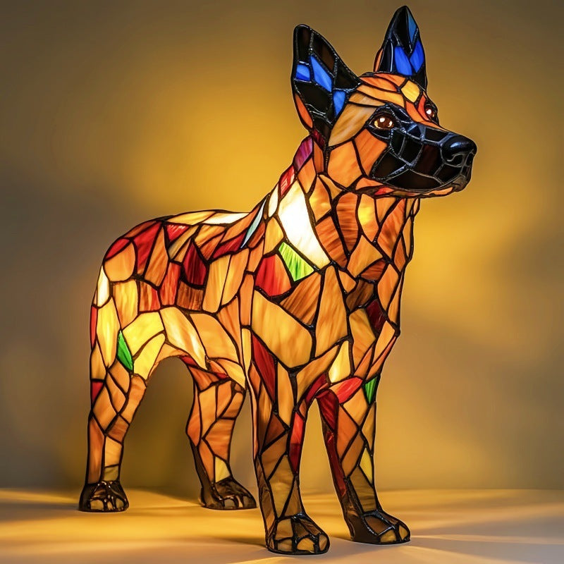 Bandido | Magisk Colourful Glass Dog Lamp