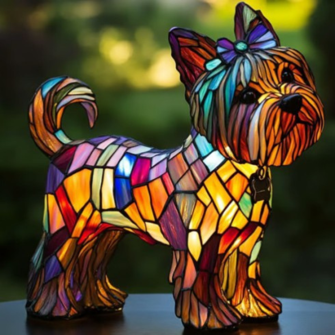 Zouzou | Colourful Glass Magic Lamp for Dogs