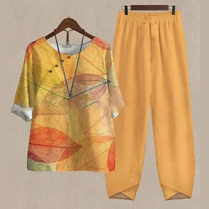 Mia™ - Elegant and Comfortable Shirt and Pants Set