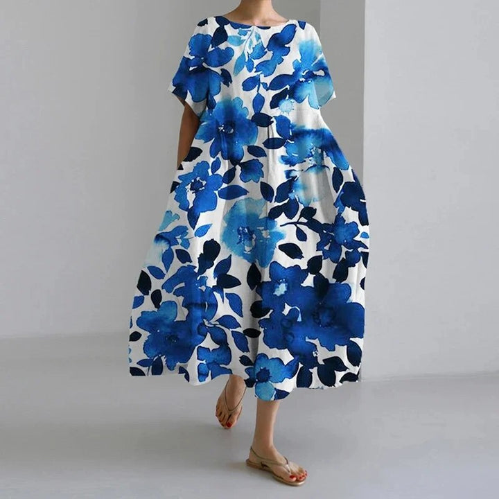 Eliza™ - Bohemian Floral Maxi Dress