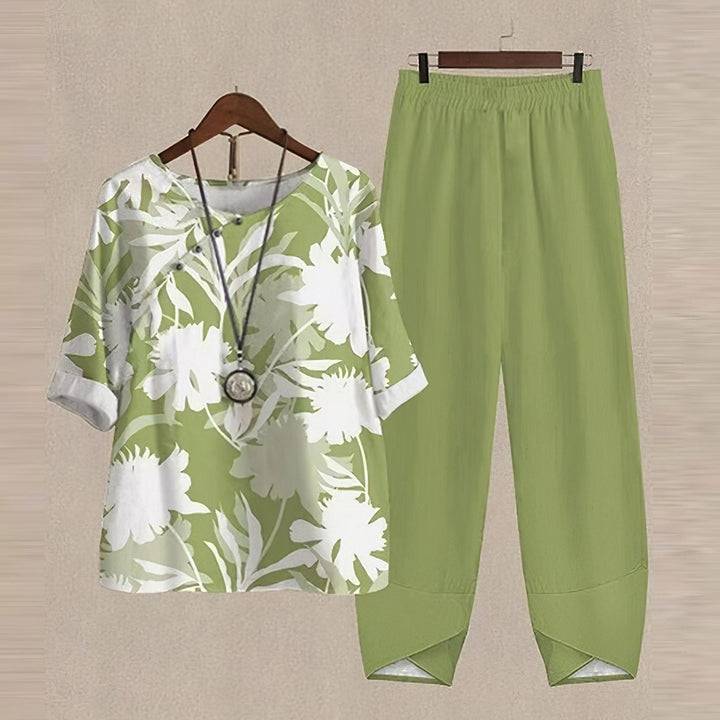 Mia™ - Elegant and Comfortable Shirt and Pants Set