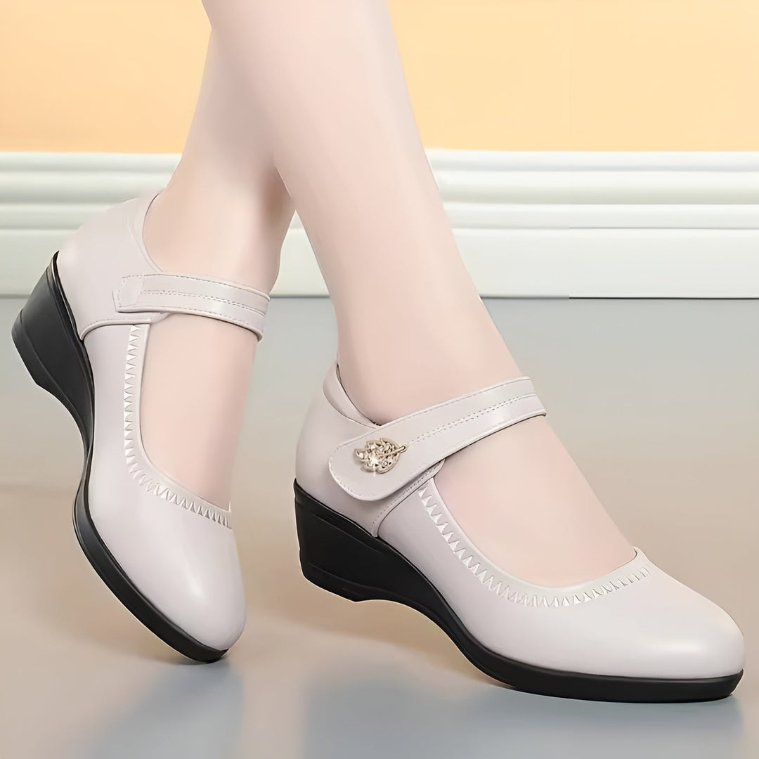 Élina-Rose™ | Soft PU Leather Shoes