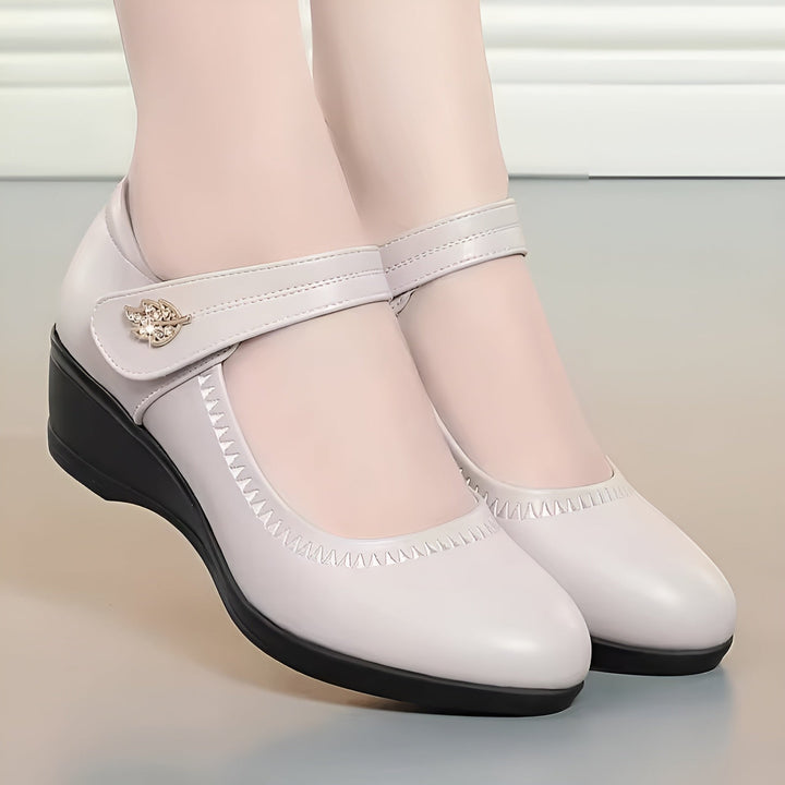 Élina-Rose™ | Soft PU Leather Shoes