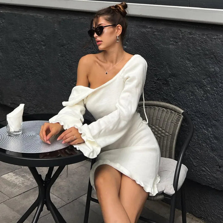 Eva™ - Chic Backless Mini Dress