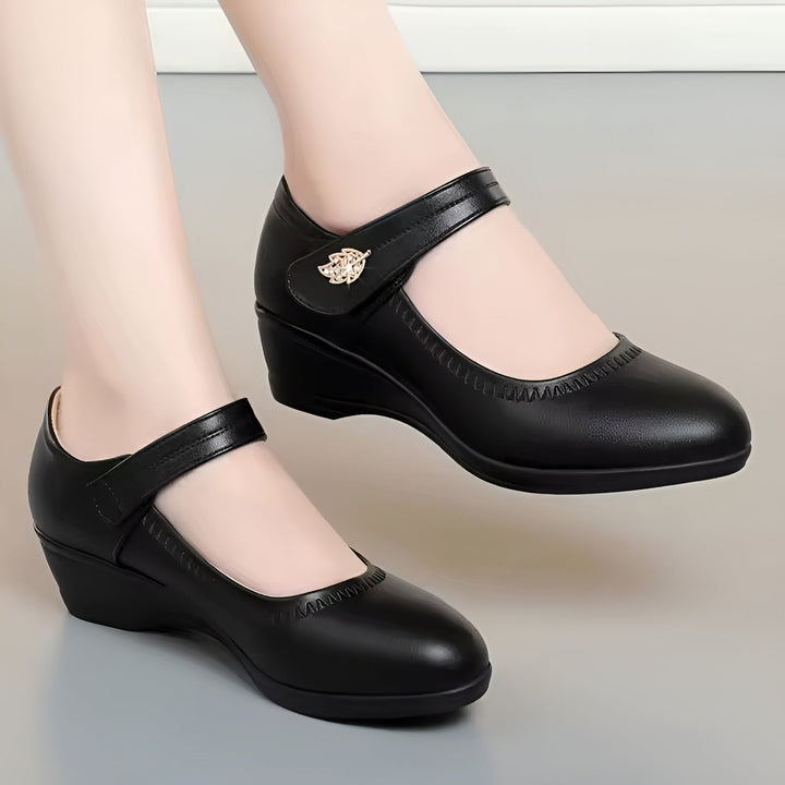 Élina-Rose™ | Soft PU Leather Shoes