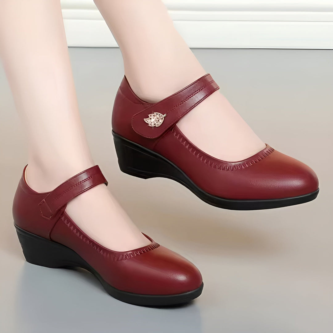 Élina-Rose™ | Soft PU Leather Shoes