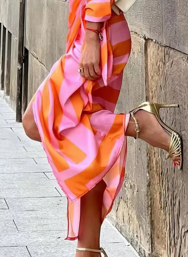 Aurora™ - Wrap Print Dress