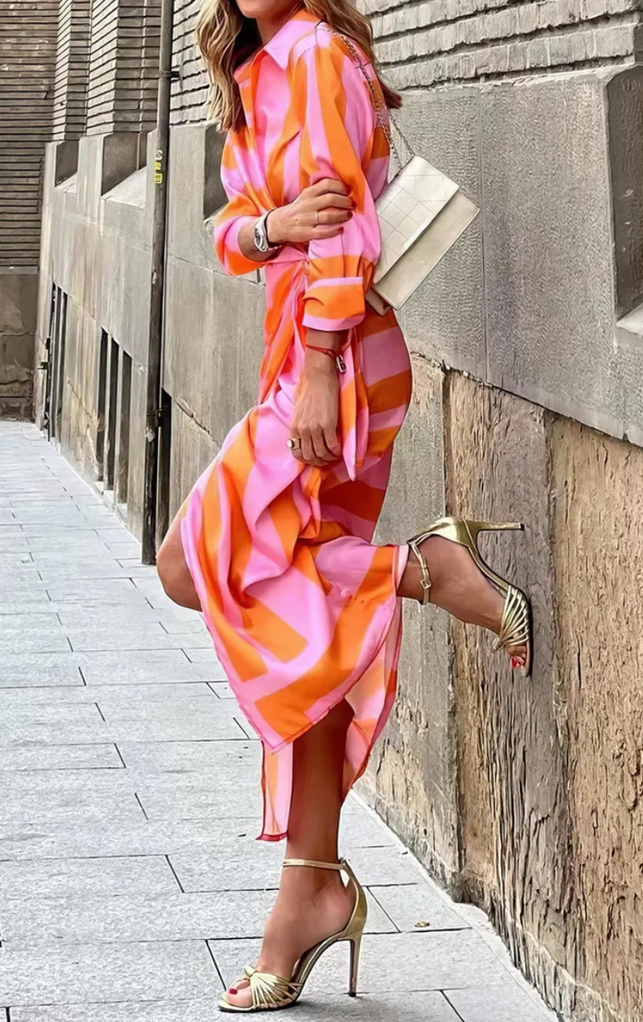 Aurora™ - Wrap Print Dress
