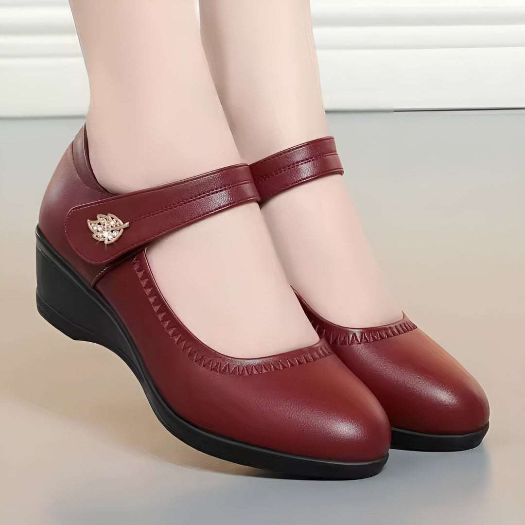 Élina-Rose™ | Soft PU Leather Shoes