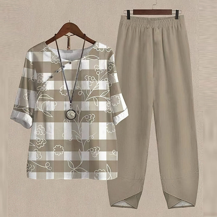 Mia™ - Elegant and Comfortable Shirt and Pants Set