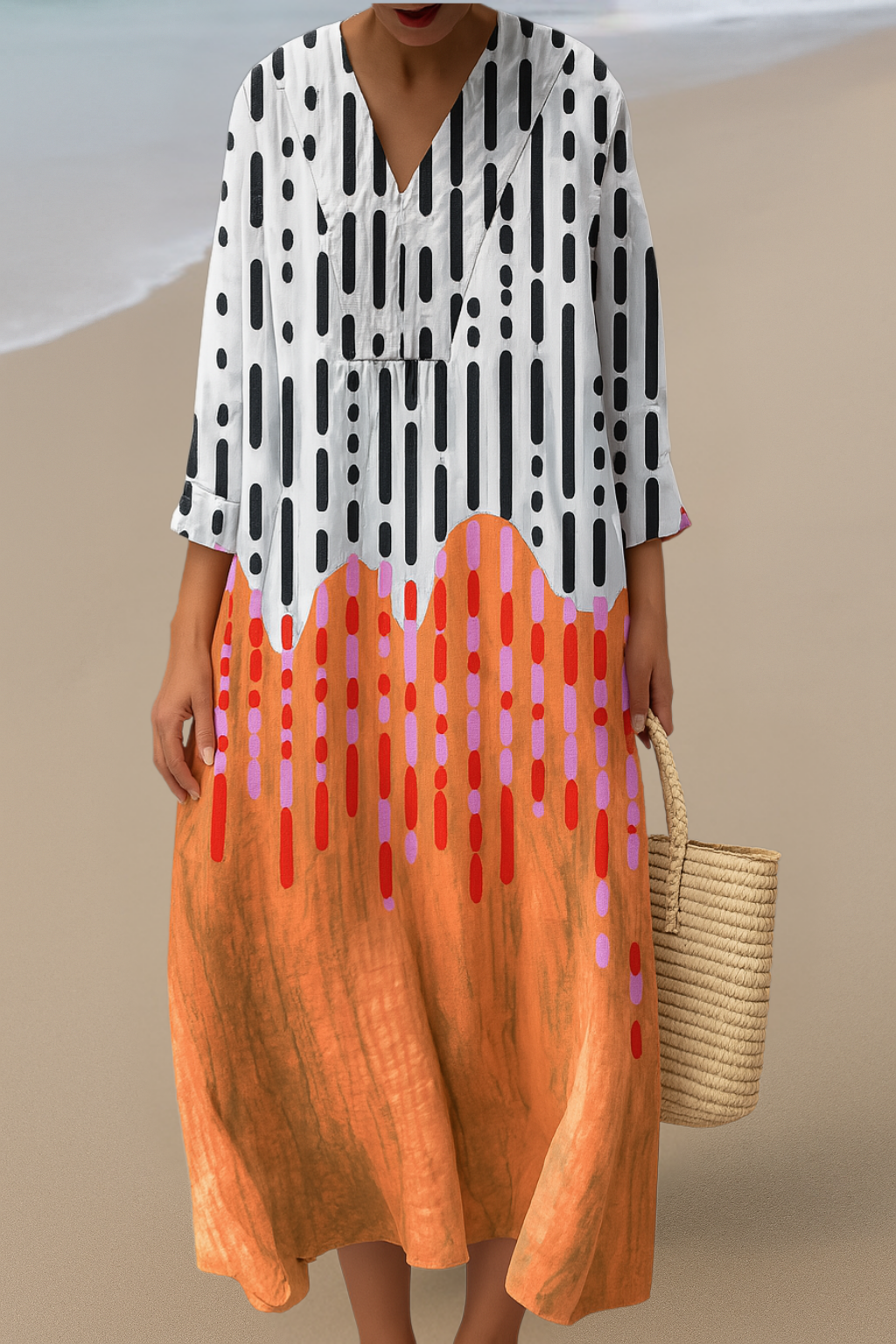 Alden™ - Abstract Maxi Dress