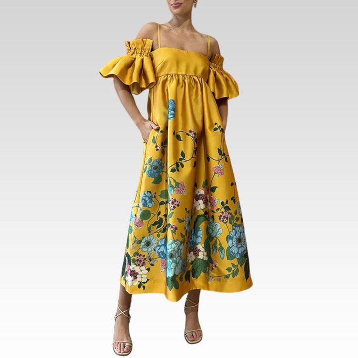 Velarie™ -  Elegant Dress with Unique Sleeves and Pockets