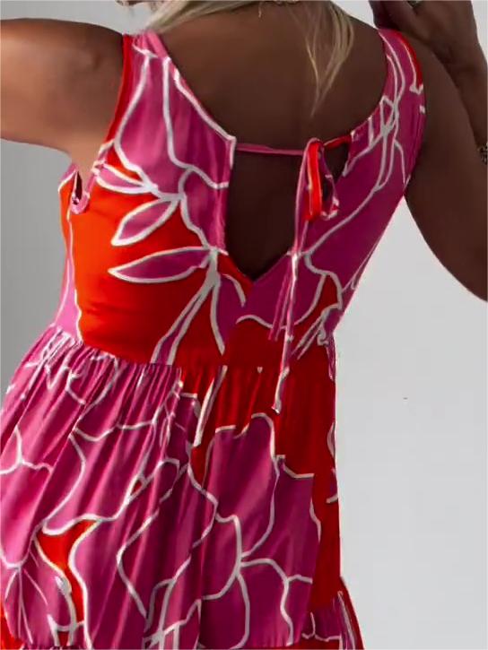 Eleonore™ - Elegant Printed Sleeveless Dress