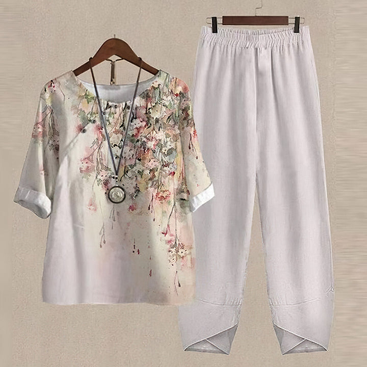 Mia™ - Elegant and Comfortable Shirt and Pants Set