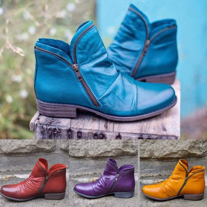 Vianne™ | Elegant Ankle Boots with Zip Fastening