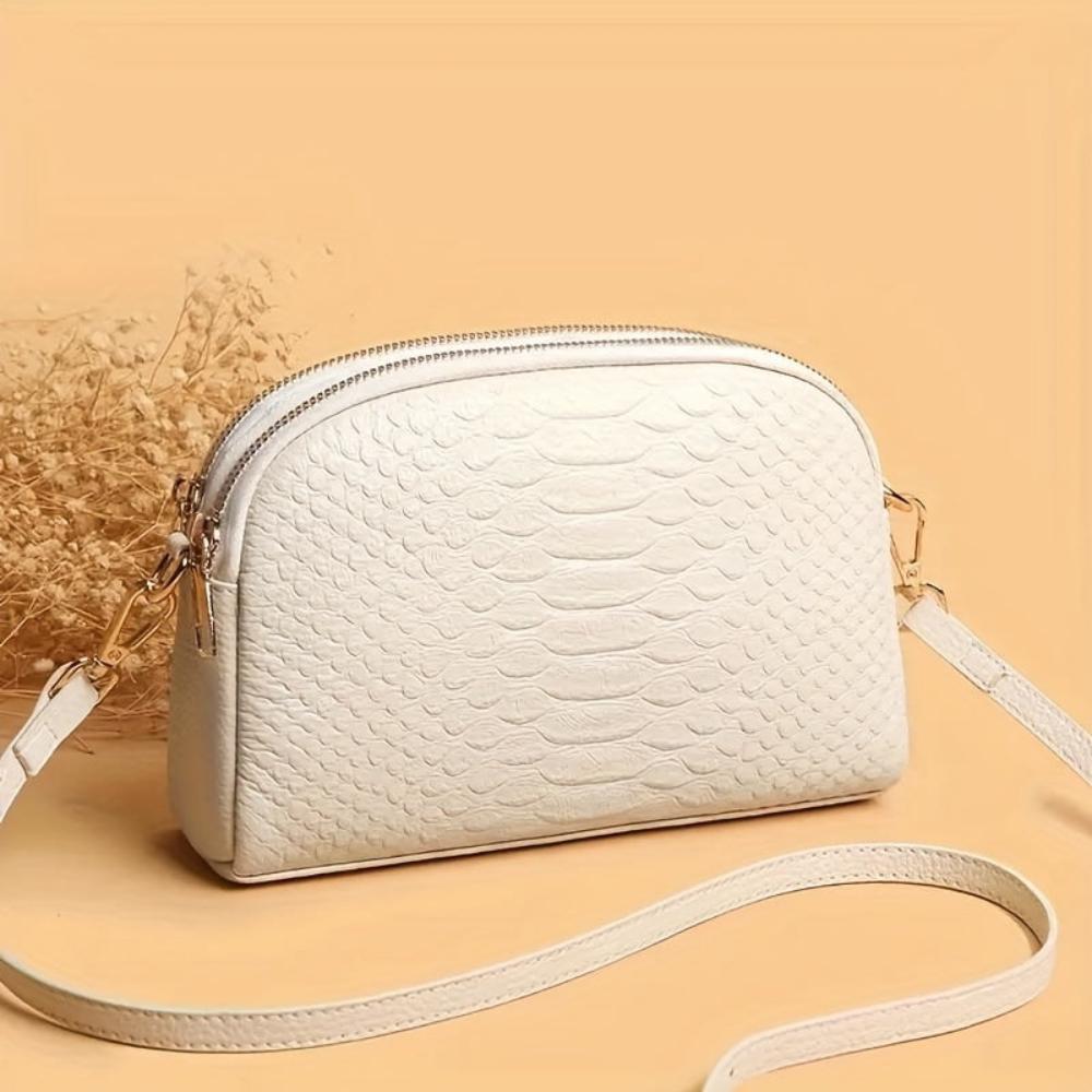 Isabella | Mini crossbody bag in faux crocodile